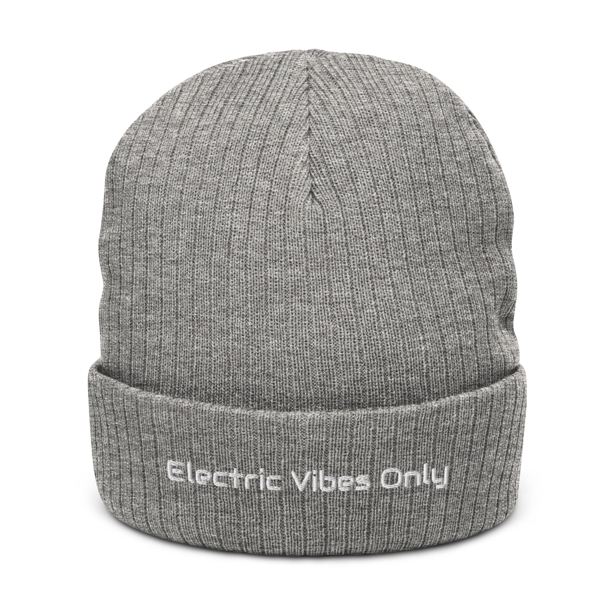 EVO Cruiser Collection – Premium Cuffed Knit Beanie (Light Grey Melange)